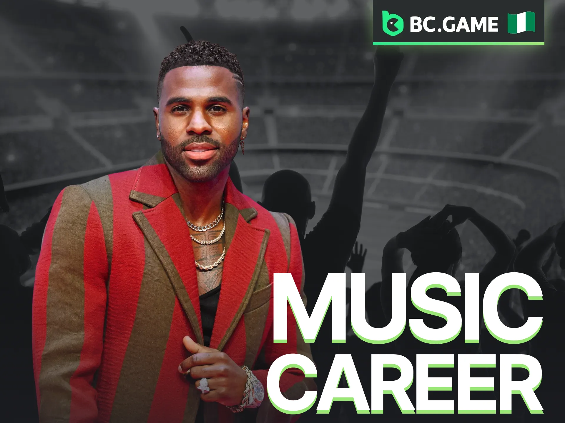 Explore Jason Derulo's music journey and partnership with BC Game Nigeria.