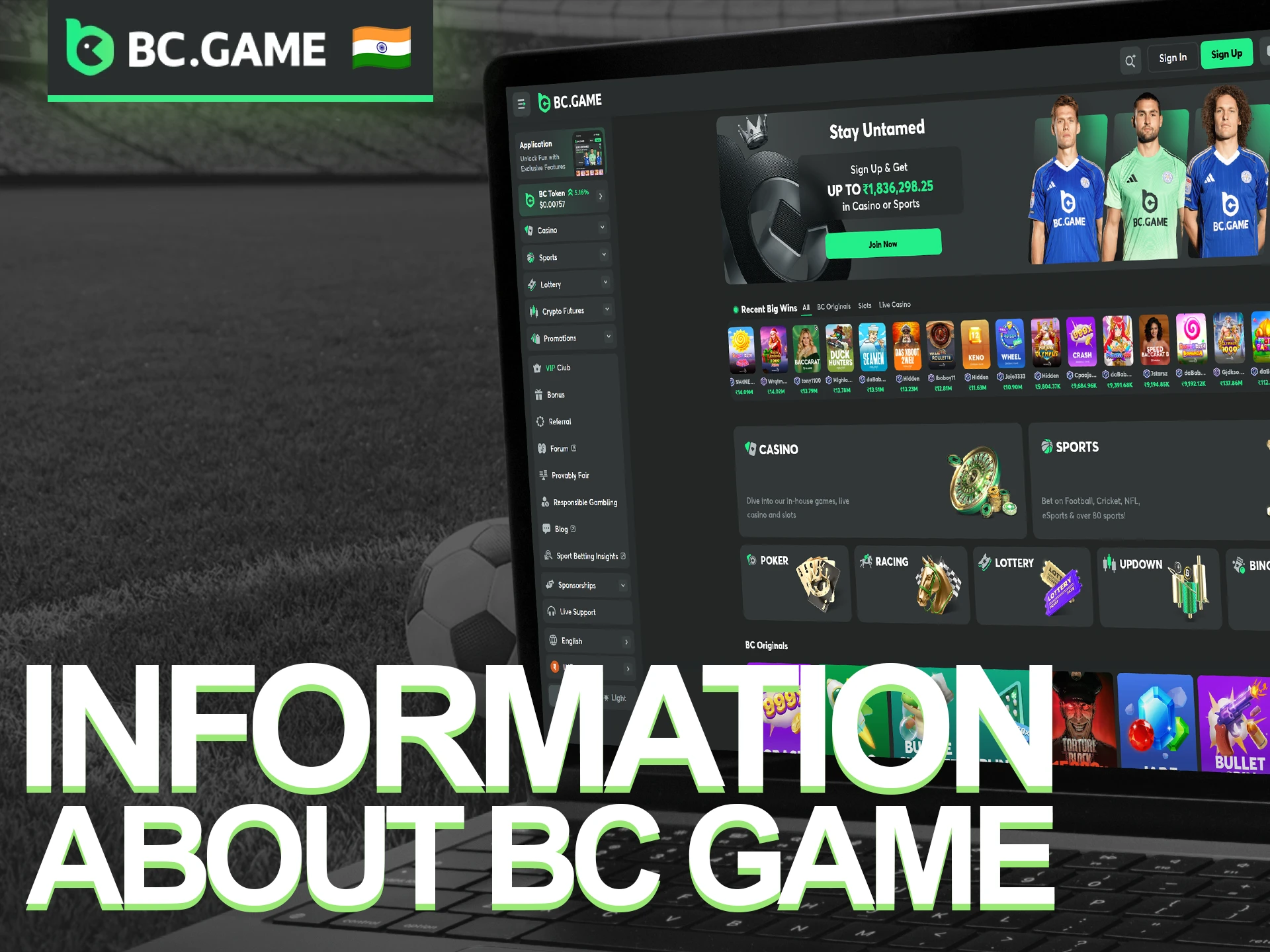 Discover detailed Information about BC Game including our history and licenses.