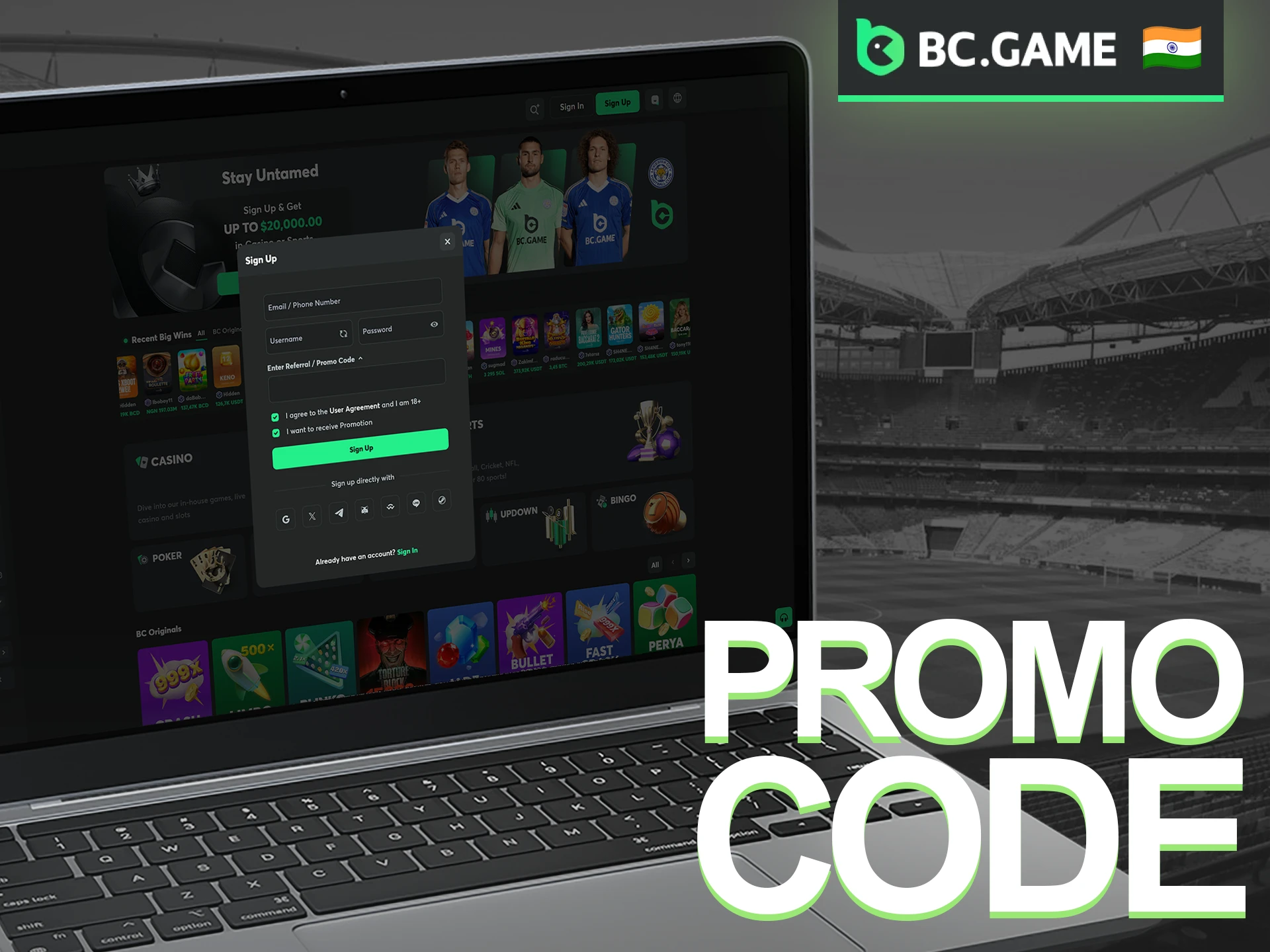 Apply the latest BC Game Promo Code to unlock unique gaming opportunities.
