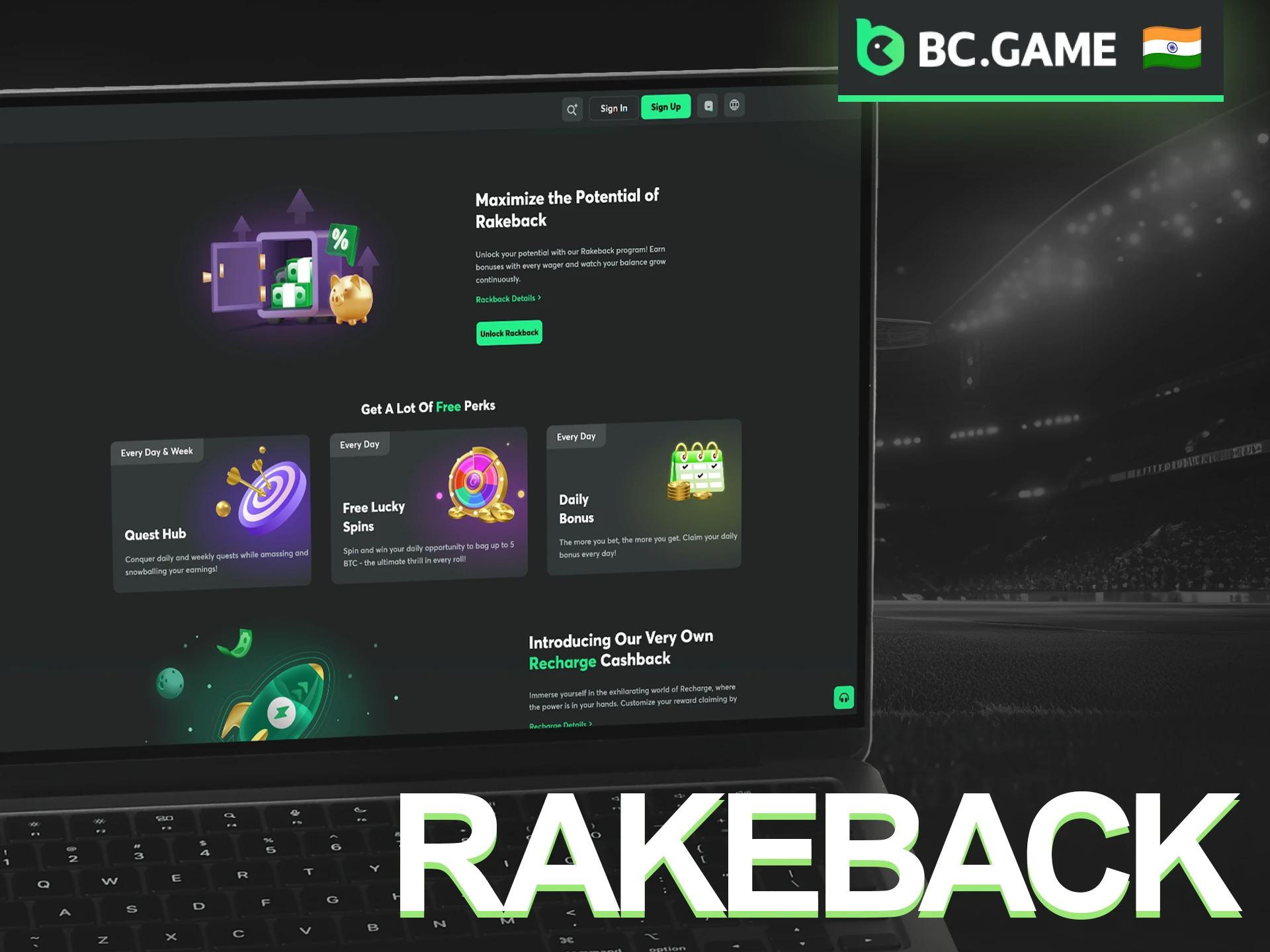 Get a profitable BC Game Rakeback while enjoying your favorite official games.