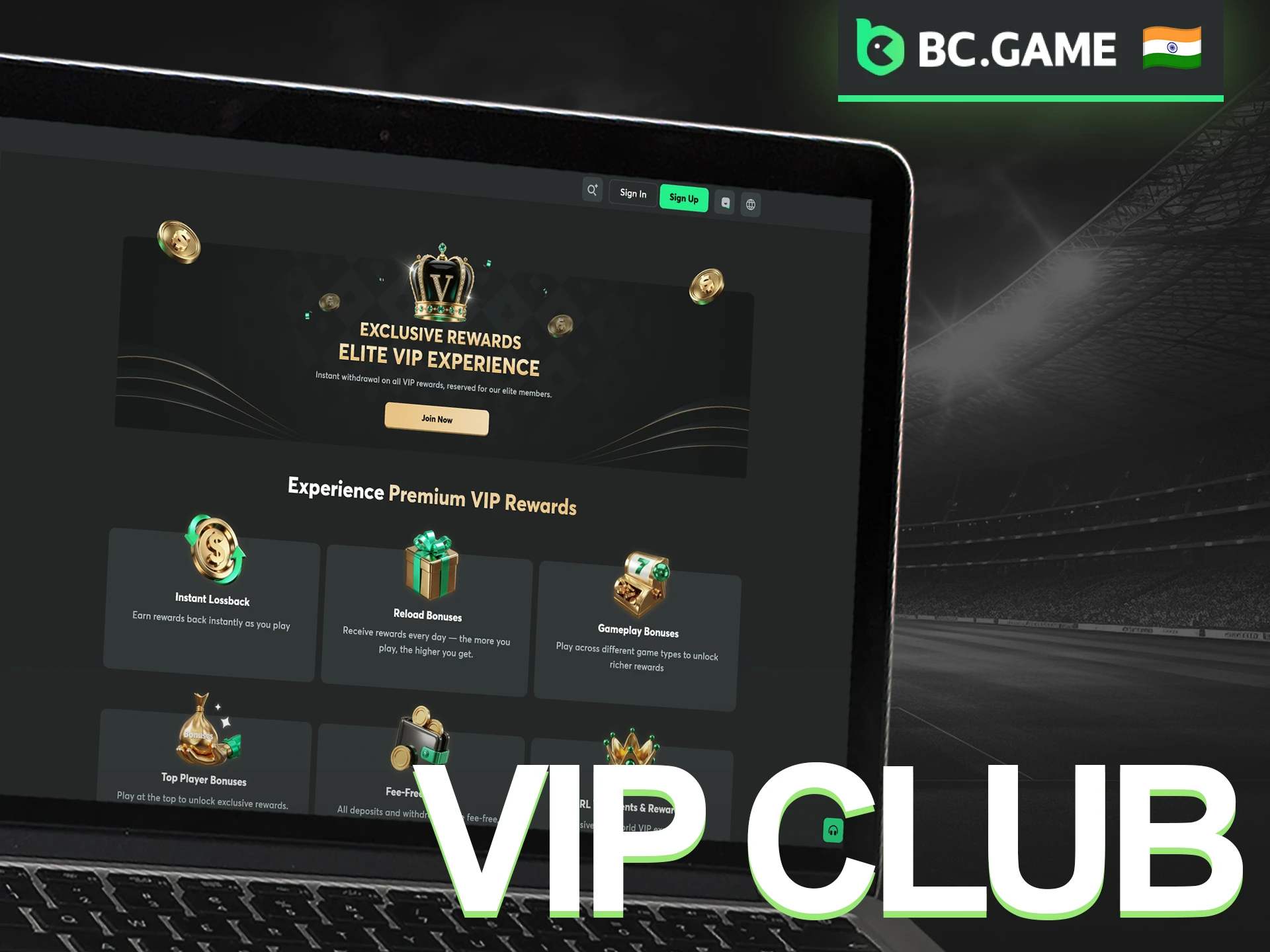 Join the elite BC Game VIP Club for exclusive privileges and special offers.