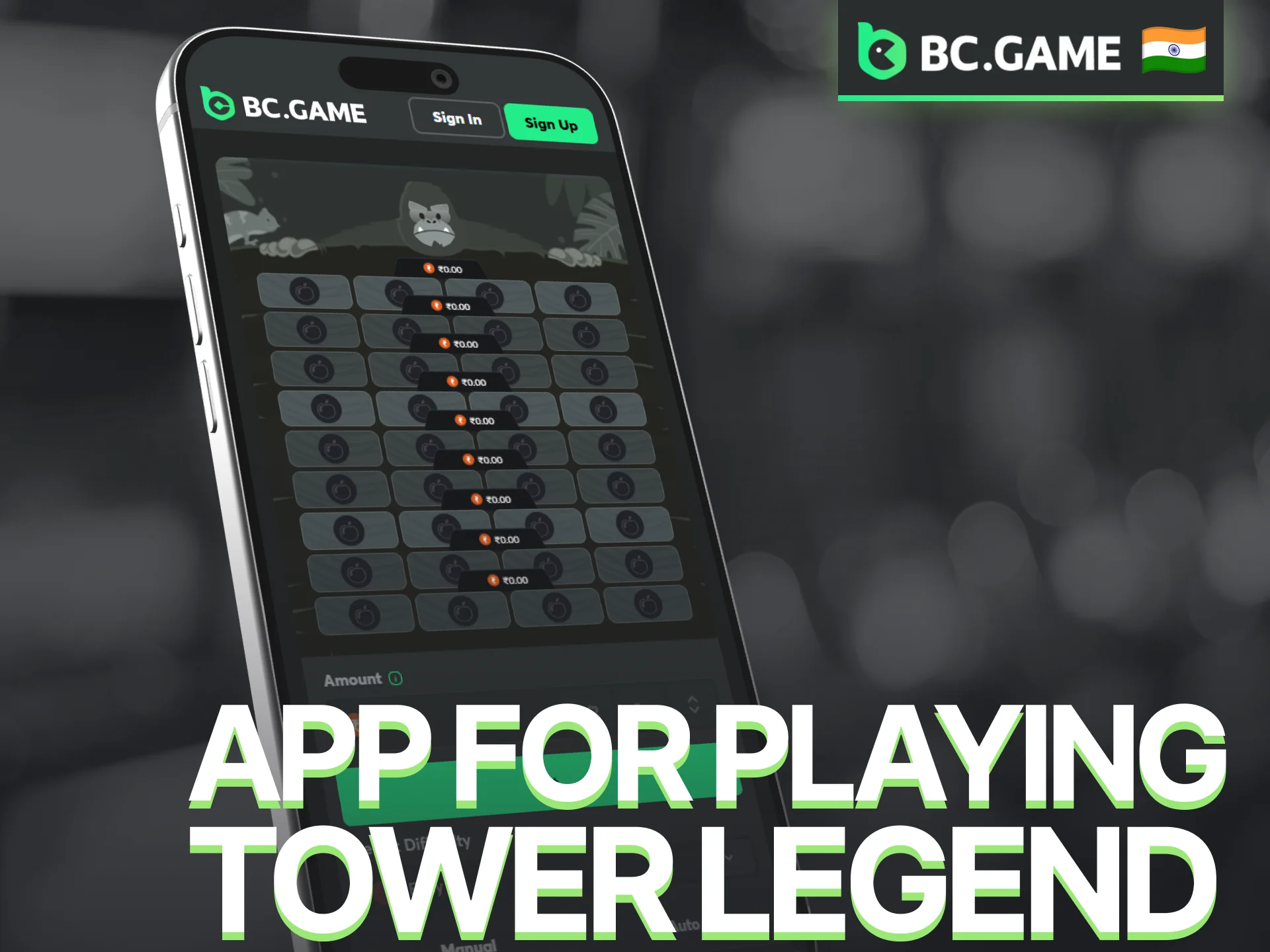 Play Tower Legend through the BC Game app with convenient mobile access.