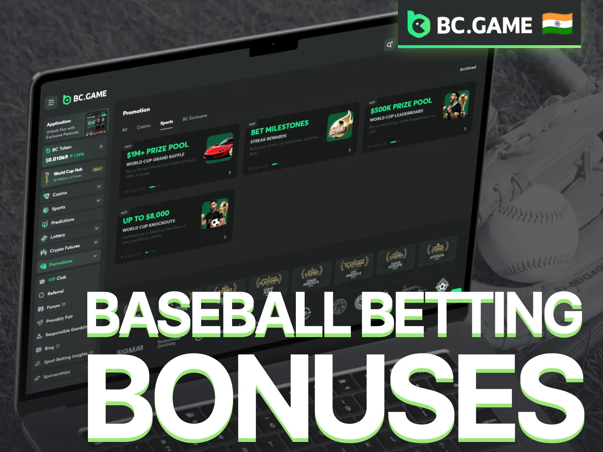 Unlock exclusive BC Game offers created for baseball betting enthusiasts.
