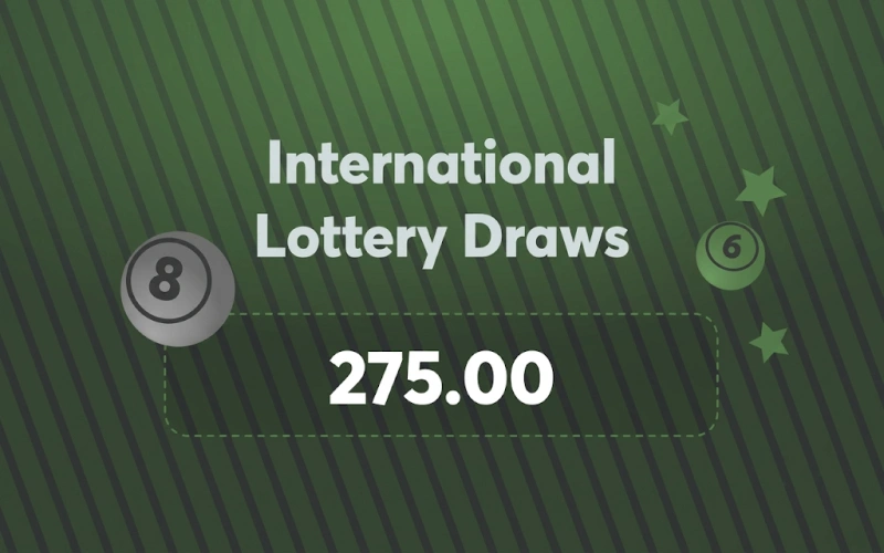 Take part in international lottery draws offered by BC Game.
